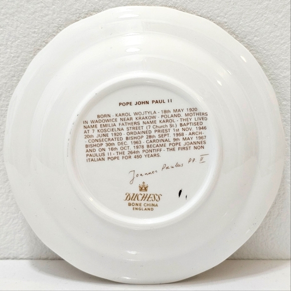 Pope John Paul II Papal Visit to Canada 1984 Trinket Dish - Picture 3 of 8